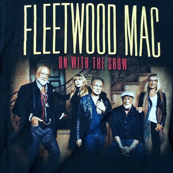 Fleetwood Mac On With The Show 2014 Tour T-Shirt - Picture 1 of 5